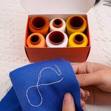 6 Pcs Sewing Thread, All Purpose Sewing Thread, 6 Spools Assorted Colors Each 800 Yards Of Polyester Threads For Sewing Machine, Hand Stitching, Quilting, Serger - 6 Color Combinations - View 11