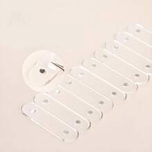 10pcs Press On Nail Display Plate Acrylic Fake Nail Colour Type Holder Magnetic Adsorption Reusable Salon Manicure Display Board