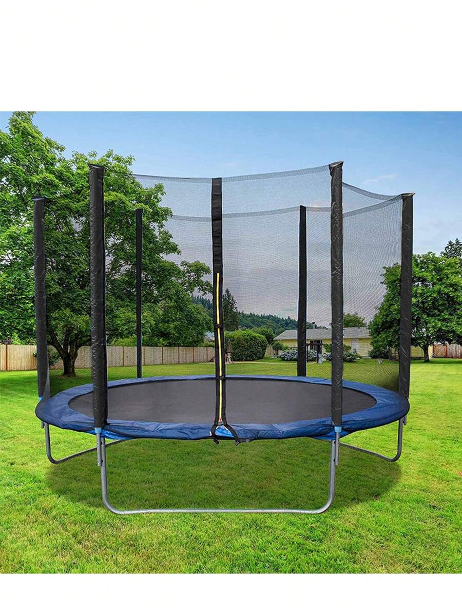 Blu-183x225cm Robusto trampolino per bambini su gambe, trampolino a molla per esterni per il giardino, giochi giocattolo per interni