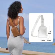 Bolso bandolera para mujer INICAT con pantalla táctil, bolso pequeño cruzado para teléfono celular, riñonera