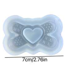 心形绷带环氧树脂铸造模具硅胶模具配件，树脂液体模具，树脂钥匙扣，硅胶模具，树脂模具 - 矽膠 - 查看 5