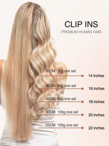 Clip In Hair Extensions Human Hair Invisible Straight Human Hair Extensions Clip Ins Seamless 7 Pcs Clip-In Hair Extensions For Women - S613 - View 8