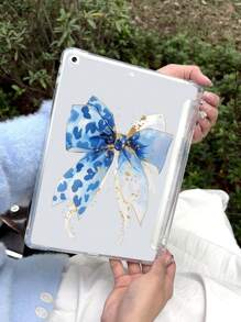 Blue Marble Leopard Print Case Compatible With IPad 7/8/9 10.2 Inch, With Built-In Pencil Slot,Compatible With Samsung Galaxy Tab A8 10.5 Inch 2022, S6 Lite 10.4 Inch,Shell Slim & Light Weight Soft TPU Anti-Scratch Back, Shockproof Impact Resistant Raised Edge