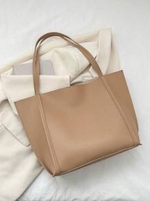 Fashionable Versatile Casual Simple Oversized Shoulder Tote Bag
