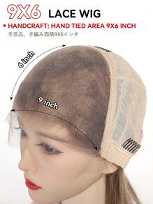 real me. 无胶蕾丝假发 棕色至金色渐变高光色 长直发 100% 雷米真人头发 易于造型 适合任何场合 手工绑带蕾丝区域 9*6 英寸蕾丝闭合 180% 密度 适合女性 18-20 英寸长度 S27/613# - S27/613 - 查看 5