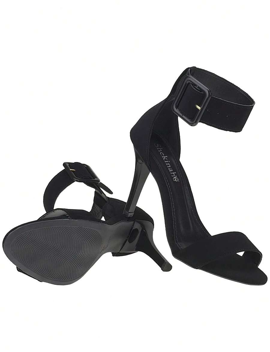 Women's Sandals High Heel Stiletto Shekinah Classic Modern Elegant Fashion Wedding - màu đen - Xem 1