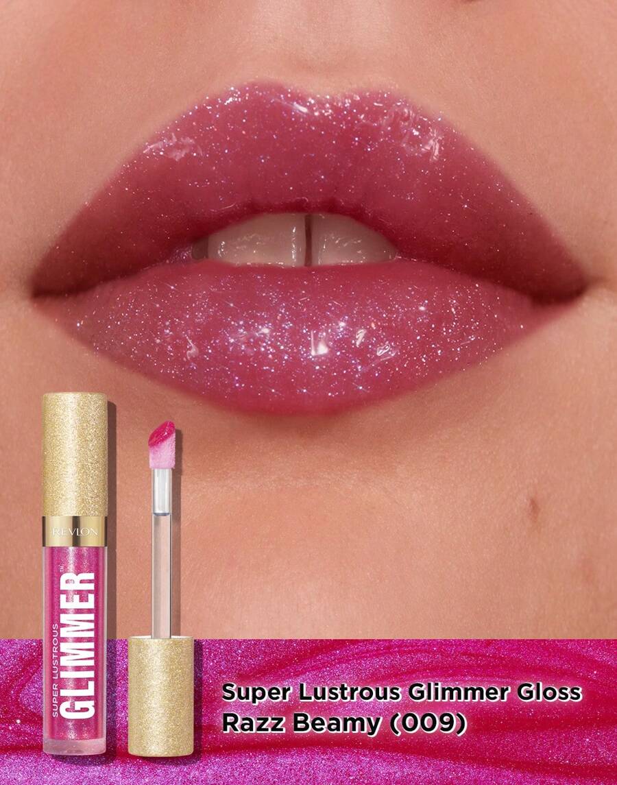 Super Lustrous Glimmer Gloss Brillo Labial - Razz Beamy - Ver 1