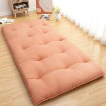 Futon Mattress Japanese Floor Mattress, Twin Size Tatami Mattress Sleeping Mat For Dormitory, Roll Up Mattress Japanese Floor Mat For Sleep, Easy To Store, Navy Blue Black Green Gery - Coral Pink - View 2