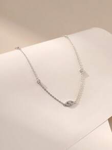 1pc 925 Sterling Silver Cubic Zirconia Evil Eye Bracelet, Suitable For Women/Girls To Wear Daily, Party, Date And Other Occasions