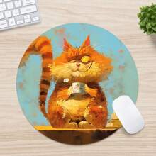 带防滑橡胶底座的可爱鼠标垫，有趣的鼠标垫适用于台式机、无线电脑鼠标、办公室、笔记本电脑、家庭办公室装饰，适合女性和女孩的可爱办公用品礼物 - 彩色 - 查看 14