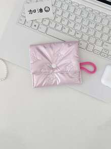 Fashionable Portable Cosmetic Bag Multifunctional Storage Bag Earphones Storage Bag Perfect For Daily Use Of Lipstick Make-Up Tools Skincare Products Sanitary Napkins Coins And Small Items Suitable For Back To School Travel Essentials Holiday Essentials Holiday Travel Bag Travel Accessories - Multicolor - View 6