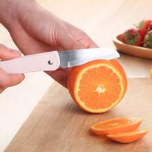5 pièces Couteaux à fruits pliants en acier inoxydable, couteaux à éplucher de petite cuisine portables pour usage domestique