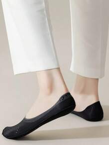 6 Pairs Women's Fashion Lightweight Ice Silk Non-Slip Invisible Low Vamp Socks, Skin-Friendly, Breathable, Odor-Resistant, Comfortable, With Moisture-Wicking Effect, Stylish And Luxurious, Suitable For Travel, Parties, Holidays, Christmas, Valentine's Day, Gifts For Wife, Mothers, Daughters, Daily Wear - Multicolor - View 11