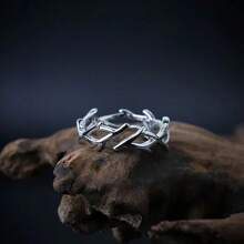 1pc Vintage Fashion Open Ring, Unique Personalized Midi Ring, Unisex Design