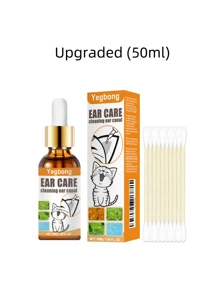 YEGBONG 1 件装宠物耳朵清洁油，猫狗耳朵清洁，耳道清洁，耳朵清洁油（新旧包装随机发货） - 彩色 - 查看 13