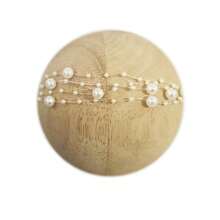 新生儿摄影道具 宝宝拍照 珍珠头带 女孩拍照摆造型 发带 婴儿派对 复活节礼物 适合男孩/女孩的物品 - 彩色 - 查看 2