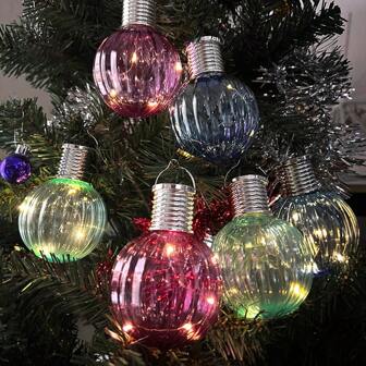  Shenzhi Tech LED Solar Bubble Landscape Light With Intelligent Light Control, Outdoor Solar Lights For Garden Lawn Yard Patio