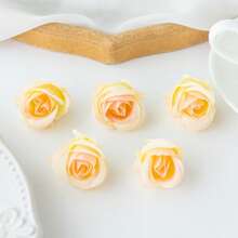 5PCS/10PCS Artificial Silk Rose Head, Rosebud Rose Flowers Bouquets Room Decor Fall Decor Bouquets Fake Plants For Centerpieces For Spring Autumn Decorations Wedding Vase For Home Dining Room Bedroom Decorations, Festival Birthday Party Accessories, Outdoor Garden Decorations Gifts Graduation
