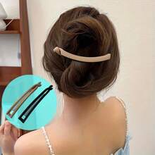 5 Stücke/2 Stücke/1 Stück elegante einfarbige Bananen Haarclips, Hochsteckfrisur Fixator, Twist Klauen, große matte Bananen Haarclips, rutschfeste Haarclips, Dutt Maker, minimalistisch leichte Kunststoff Bananen Haarclips, für den täglichen Gebrauch, starke Pferdeschwanz Fixierung, geeignet für dickes, dünnes, lockiges Haar, zum Tragen, für Partys, Arbeit, Reisen, Badezimmer, ideales Geschenk für Familie und Freunde, Valentinstag, Geburtstag, Neujahr, Partyartikel Rückkehr zur Schule