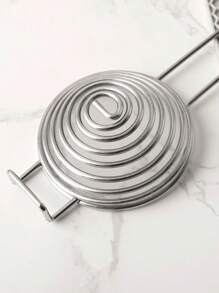 1pc Stainless Steel Egg Separator, Easy To Clean Egg Divider, Kitchenware Cooking Tool - Silver - View 3