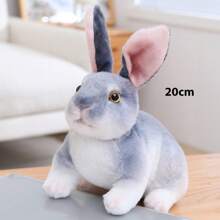 1pc 16-30cm Kawaii Squatting & Standing Rabbit Plush Toys Lovely Simulation Rabbit Dolls Stuffed Soft Animal Doll For Kids Girls Birthday Gift