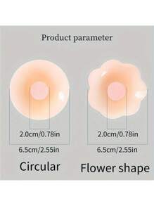 10 wielokrotnego użytku bezszwowych silikonowych osłonek na sutki - niewidoczne, samoprzylepne, antywypukłe nakładki na piersi dla kobiet - wygodne, oddychające i łatwe do czyszczenia akcesoria do biustonosza (2/10 szt.)