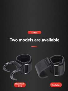 2 قطعة أربطة معصم رياضية مع صفيحة وخطاف من الصلب ، سّير معصم ، دعامة معصم ، داخل مبطن لحماية المعصم ، مناسبة للاستخدام المنزلي أو التمرين في الجيم ، شد العضلات ، اللياقة البدنية ، ملحقات المساعدة في رفع الأثقال ، خطاف حزمة الأثقال - متعدد الألوان - مشاهدة 4