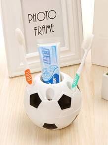 1 pièce Porte-crayon et porte-brosse à dents de forme de football. Présentoir de bureau pour la décoration de la maison. Cadeau pour les étudiants, rentrée scolaire