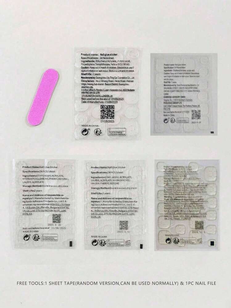 10 piezas de adornos asimétricos para uñas, en color macarrón, hechos a mano con cristales joya de dopamina 3D y gradiente variado, adecuados para fiestas, cosplay, festivales, citas y eventos musicales. Pegatinas de uñas desmontables y reutilizables que incluyen 1 pieza de gel de gelatina y 1 pieza de empujador de uñas - Multicolor - Añade 7