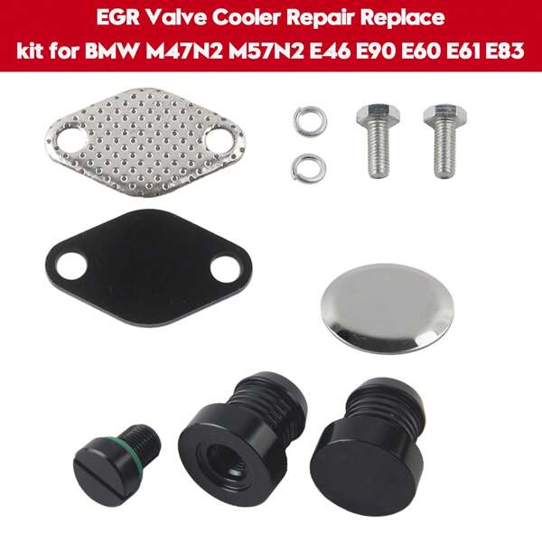 Kit de reemplazo de reparación de enfriador de válvula EGR para BMW M47N2 M57N2 E46 E90 E60 E61 E83
