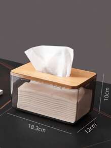 1 件木制家庭纸巾盒，高端设计餐巾、纸巾、客厅咖啡桌面巾纸架，纸巾盒架，餐巾纸架，节日家庭聚会，厨房餐桌装饰，家庭厨房卧室客厅餐厅，家居装饰配件，装饰盒，女性婚礼礼物，夏季旅行节日必备品 - 彩色 - 查看 11