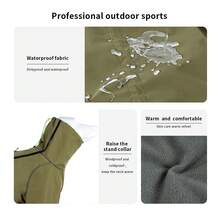 Thick Waterproof Dog Coat, Winter Warm Hooded Dog Jacket, Adjustable 4-Leg Reflective Dog Parka For Medium To Large Dogs, Suitable For Outdoor Activities - Multicolor - View 5