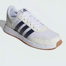 Adidas Zapatos deportivos de correr cómodos y con amortiguación RUN50S - Blanco - Ver 4