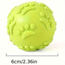 3pcs New Cat/Dog Lover Gift And Dog/Cat Mom Love Pet Toys Chew Ball, Bite Resistant Grinding Sound Footprint Ball, Dog Lover And Dog Mom Love Toys, Cat/Dog Lover Gift And Dog/Cat Mom Love Pet Supplies, Cat Lover And Cat Mom Love Toy Ball, Squeaking Sound Ball