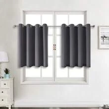 1pc/2pcs Blackout Curtains, Bedroom Darkening Curtains, Multiple Sizes Available/Premium Fabric Triple-Woven Solid Thermal Insulated Curtains/Extra Wide Curtain Panels/Top Grommet Curtain, Decorative Window Curtains/Home Curtains/For Bedroom And Living Room Darkening Curtains/Bedroom Curtains/Living Room Curtains/Dining Room Curtains/Kitchen Curtains/Cabinet Curtains,Fall Decor,Autumn Decor,Room Decor