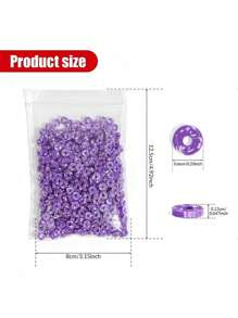 1000pcs/2542pcs Polymer Clay Flat Beads, 24 Color Soft Clay Spacer Bead Set, Suitable For DIY Jewelry Making, Necklace, Bracelet, Phone Chain Crafts, DIY Bracelet, Necklace, Earrings And Craft Bead Decoration Tools - DIY Beaded Jewelry Kit - Multicolor Polymer Clay - View 4