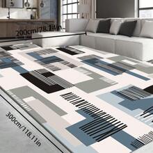 700g/㎡ Crystal Velvet Bohemian Style Solid Color Area Rug, Soft Non-Slip Machine Washable Carpet For Indoor/Outdoor Living Room Bedroom Kitchen Office Home Decoration, Vintage Faded Traditional Floor Mat Back To School
