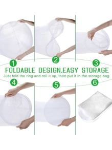 1 PIEZA Red mosquitera de cama para niñas, dosel de cama King, cortinas de cama con dosel de tamaño Queen que cuelgan del techo, carpa con red mosquitera de estilo de cúpula para cama individual de niña, para camas de adulto, elegantes cortinas de cama con dosel tamaño King/Queen para niñas, carpa con red mosquitera de estilo de cúpula elegante, decoración para cunas y camas de adultos