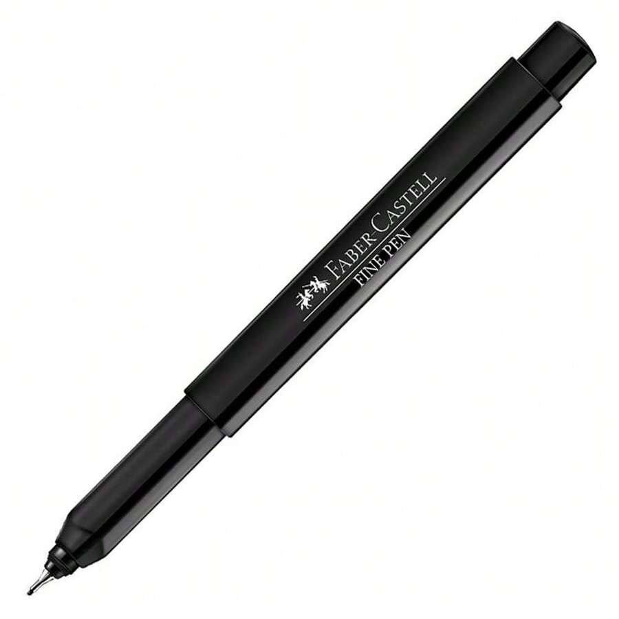 Faber-Castell Caneta hidr Fine Pen 0.4mm preto FPB/PRZF Faber Castell - Multicolorido - Visão 1