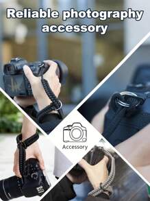 Dragonne de poignet pour appareil photo pour photographes, sangle de main à dégagement rapide compatible avec les appareils photo reflex numériques ou hybrides