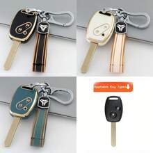 汽车钥匙保护套外壳带钥匙扣适用于CRV第七代或第八代雅阁奥德赛钥匙包防摔防尘钥匙包