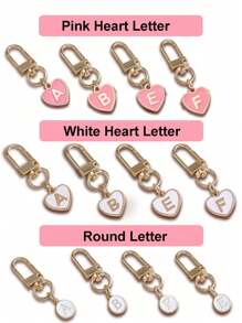 26er Buchstaben Buchstaben Schlüsselanhänger, rundkuppelförmig, zweiseitig, aus Legierung | Initiale A-Z, goldfarbenes Taschen- & Accessoire-Anhänger | Vielseitiger Karabinerverschluss Schlüsselring für Dekoration | Einzigartiges Schreibwaren, Rucksack & Kopfhörer-Taschenverschluss | Ideales Geschenk zum Geburtstag & Lernhilfe zu Halloween