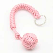 1pc Outdoor Protection Keychain With Steel Ball Bearing, Self-Defense, Emergency Survival, Car Escape Tool Keychain