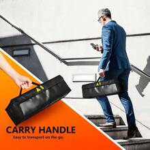 Battery Safe Bag, Fireproof, Explosion-Proof E-Bike, Battery Bag, Lipo Safe Bag, Battery Bag, Waterproof, Explosion-Proof,For E-Bike Battery Protective Cover, Storage And Transport - Black - View 9