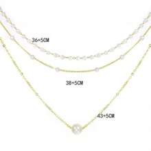 Hegaze 1pc Elegant Vintage Faux Pearl Multi-Layer Necklace For Women