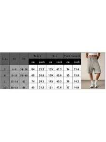 Women Casual Bermuda Shorts Solid Color Knee Length Sport Drawstring Waist Short Pants