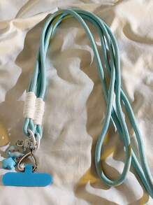 Colgante con dije minimalista de nube blanca y estrella, apto para funda de teléfono, cámara, llavero, accesorios giratorios, regalo para madre, familia, amigos, cumpleaños, festivos, cadena para teléfono