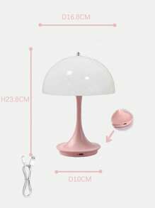 LED Orange Home Decorative Table Lamp For Bedroom, Living Room, Birthday Gift, Restaurant, Office Decorative Lighting, Touch 3 Colours Light Change, Rechargeable Outdoor Camping, Easy To Carry.