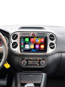 Android 14 9-Inch Car Radio, Wireless Apple Car Play & Android Auto, Fit For Passat B6 B7 CC Tiguan Touran Golf Polo 2 Din Car Multimedia Player Navigation GPS, Hands-Free Calling, Car Stereo Audio IPS Screen, Autoradio, Includes Car Backup Rearview Camera - Black - View 6