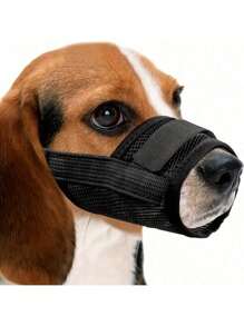 Muselière respirante pour chien, installation rapide avec sangle réglable, couvre-bouche doux anti-morsure et anti-aboiement pour animal de compagnie, muselière réglable pour chien